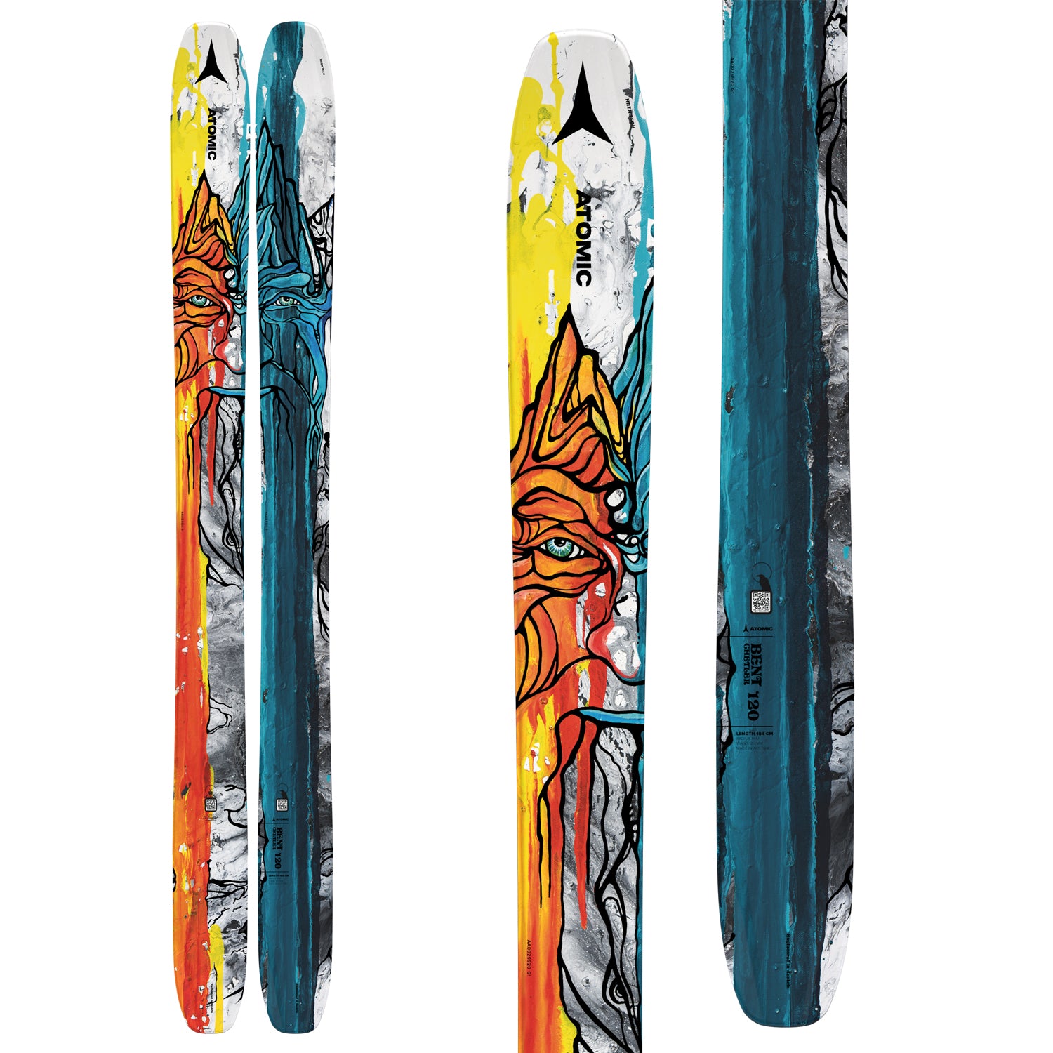 スキー板　atomic BENT120 192cm Atomic Bent Chetler 120 Skis 2024 – evo