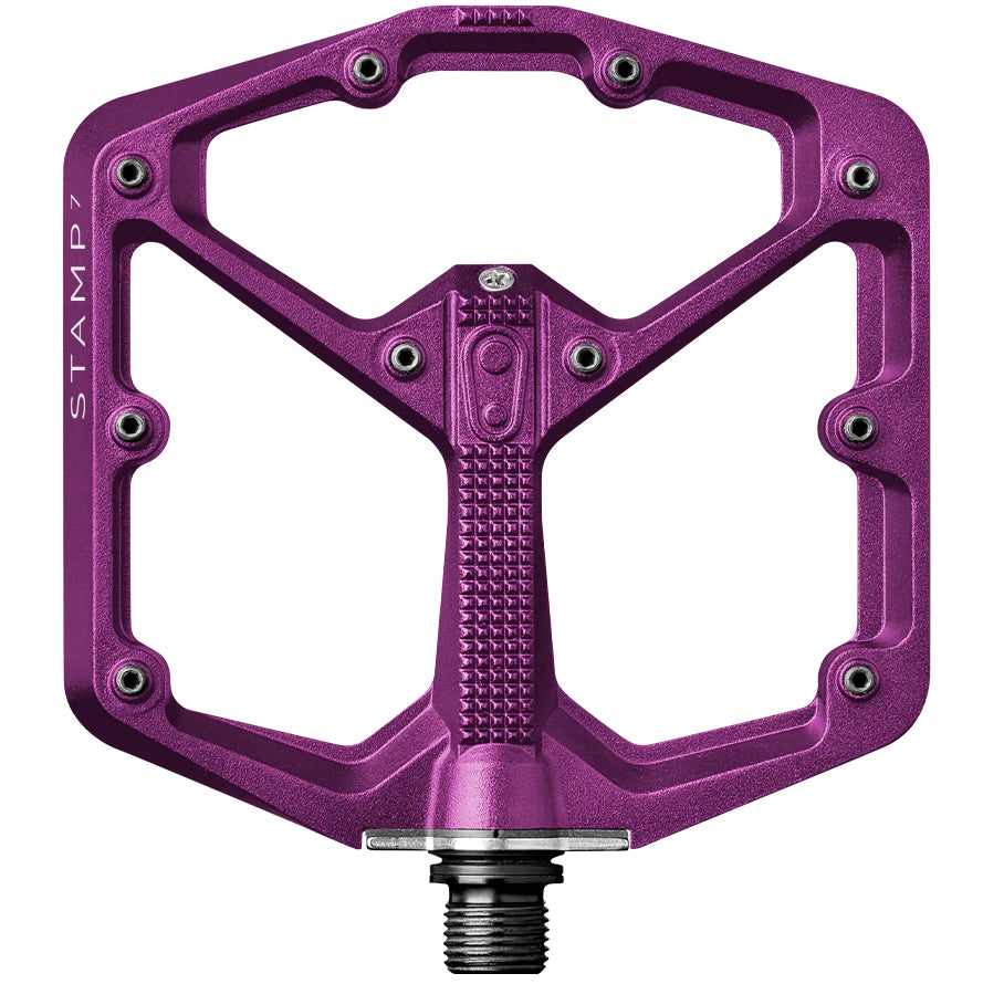 pedale stamp Crankbrothers 7 Pedals Small / Purple Helmgröße:L | 58-62cm SP Connect Universal Bike Archimedes' Gear while their chromoly axes