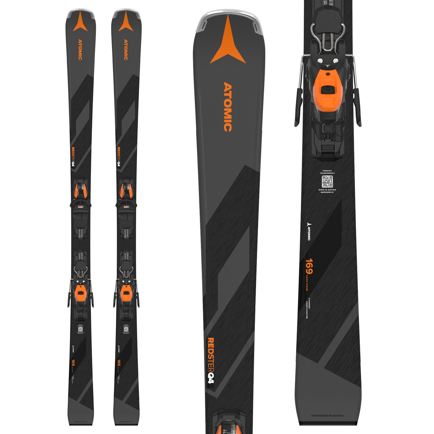 スキー ATOMIC REDSTER CS110 Atomic Redster Q4 Skis + M 10 GW Ski Bindings 2025 – evo