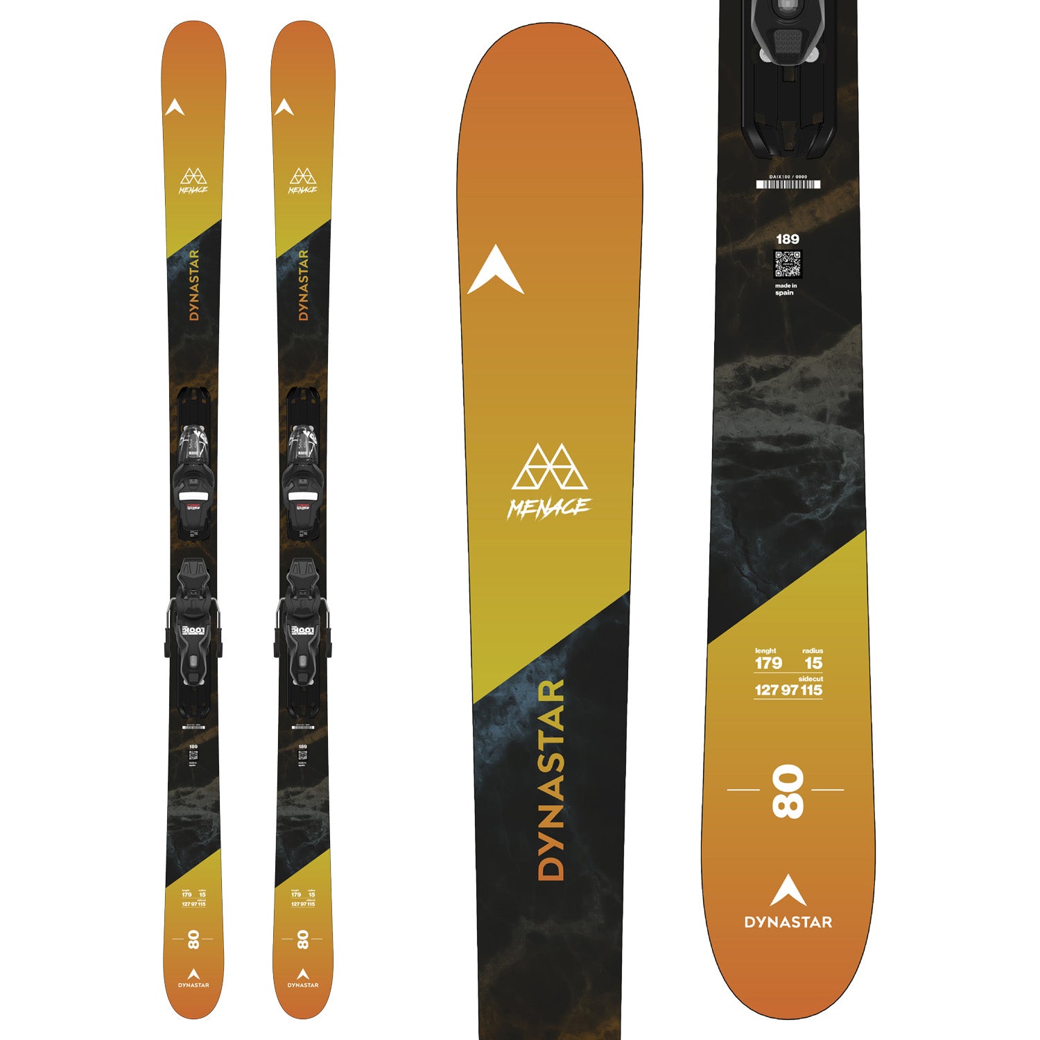 Dynastar M-Menace 80 Skis + XP 10 Ski Bindings 2026 – evo