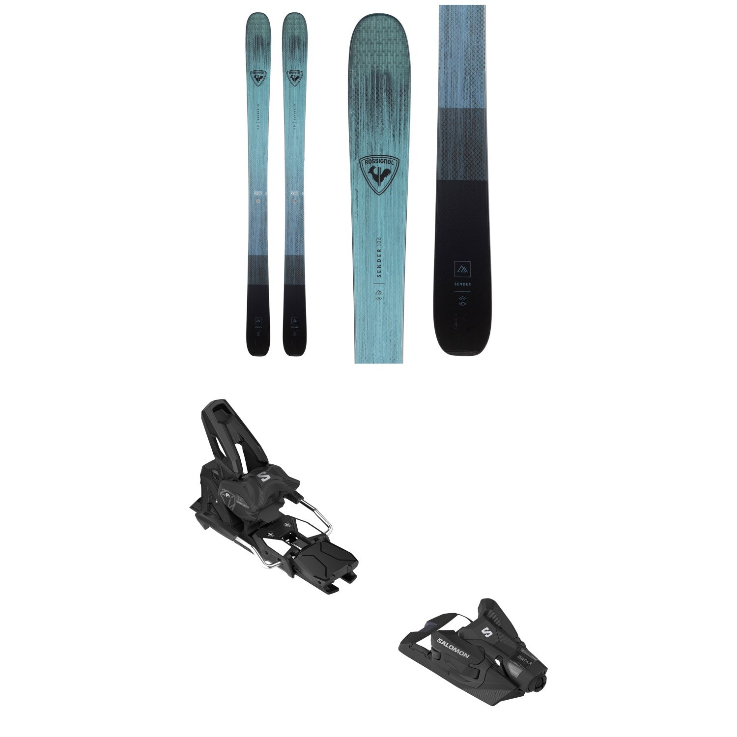 Rossignol Sender 106 Skis 2025 + Salomon Strive 14 GW Ski Bindings