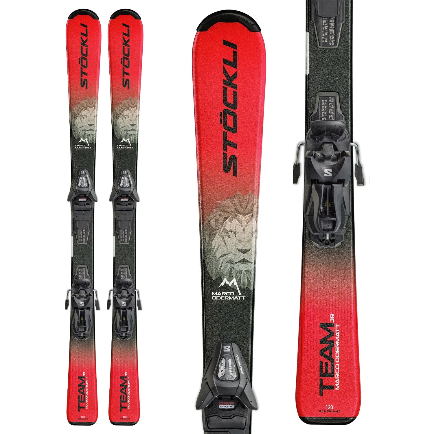 Stöckli Marco Odermatt Team Jr Skis + C5 GW Bindings - Kids' 2026