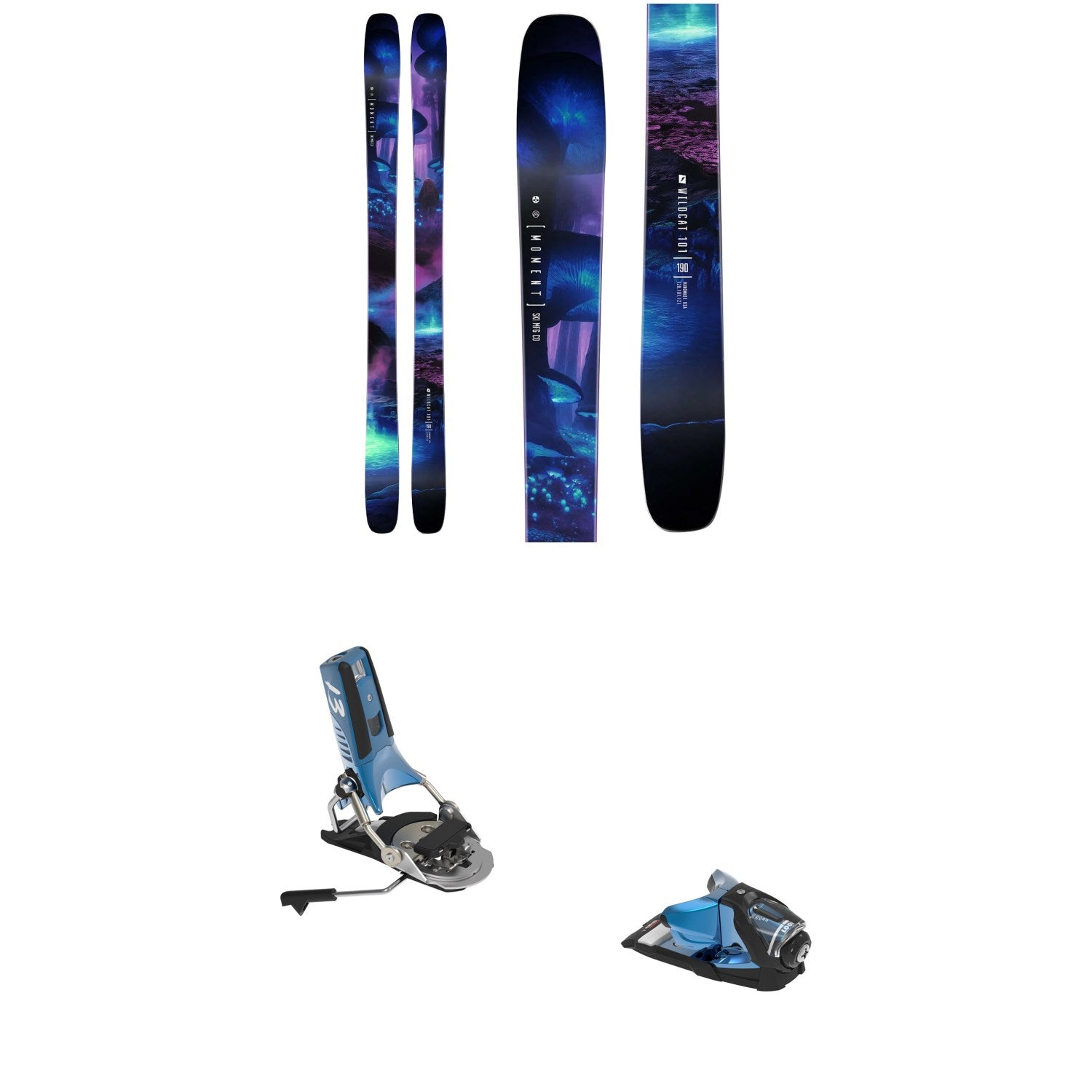Moment Wildcat 101 Skis + Look Pivot 2.0 13 GW Ski Bindings 2026 – evo