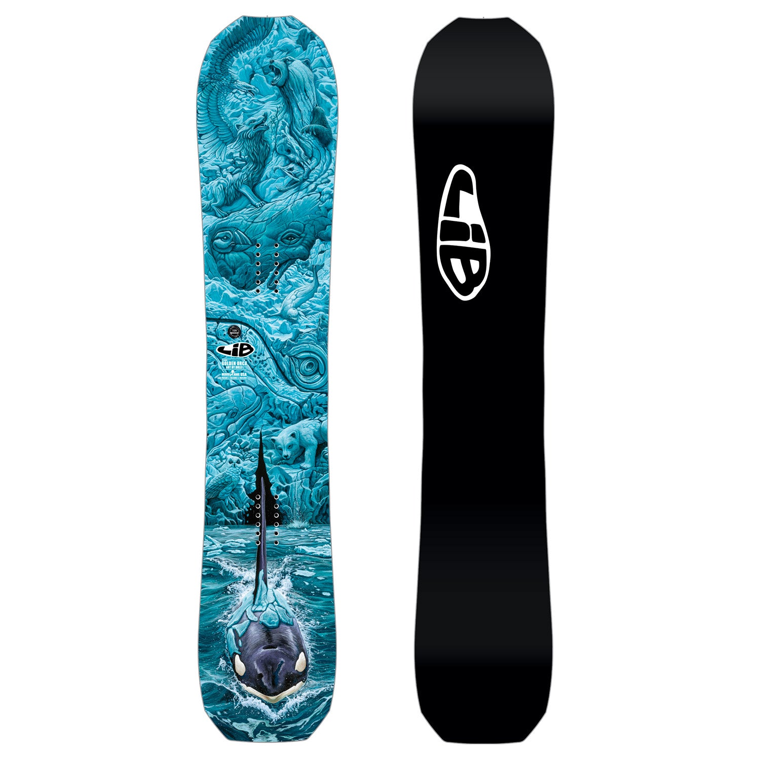 LIB TECH orca オルカ　21-22 138cm(値下げ交渉可) Lib Tech Golden Orca Snowboard 2027 – evo