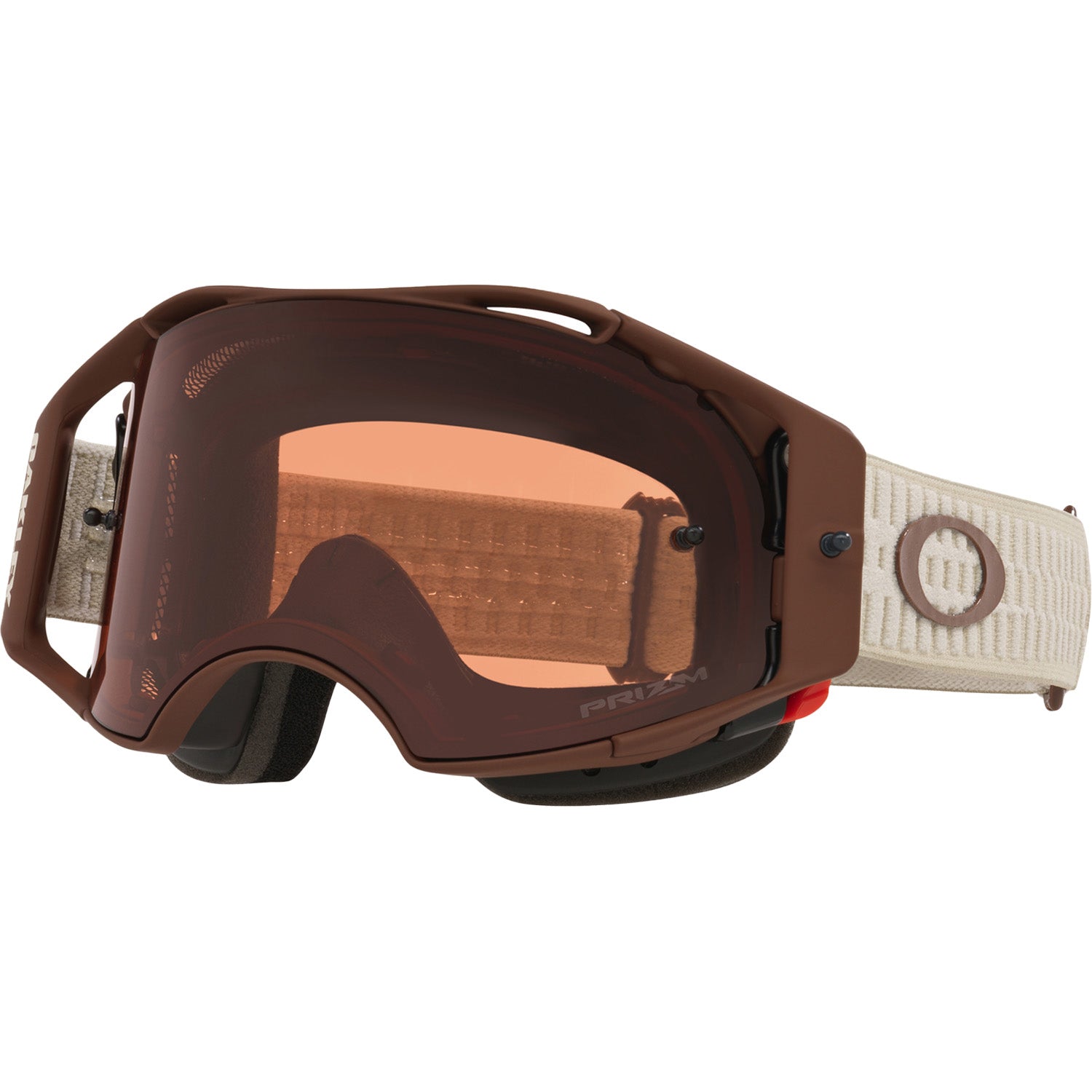 Oakley Airbrake MTB Goggles Sand Mist; Prizm Bronze