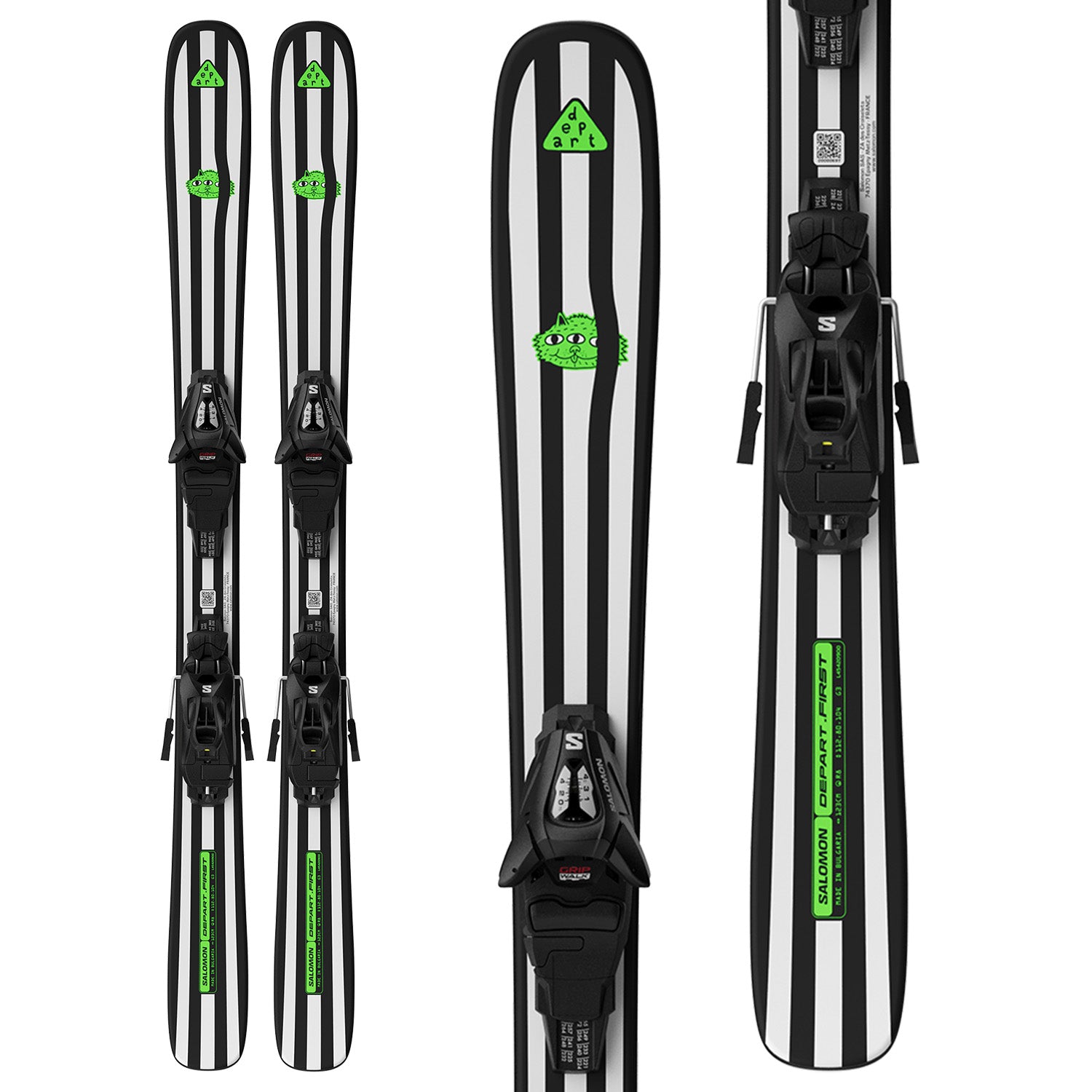 Salomon Départ. First Skis + C5 GW Bindings - Kids' 2027 – evo