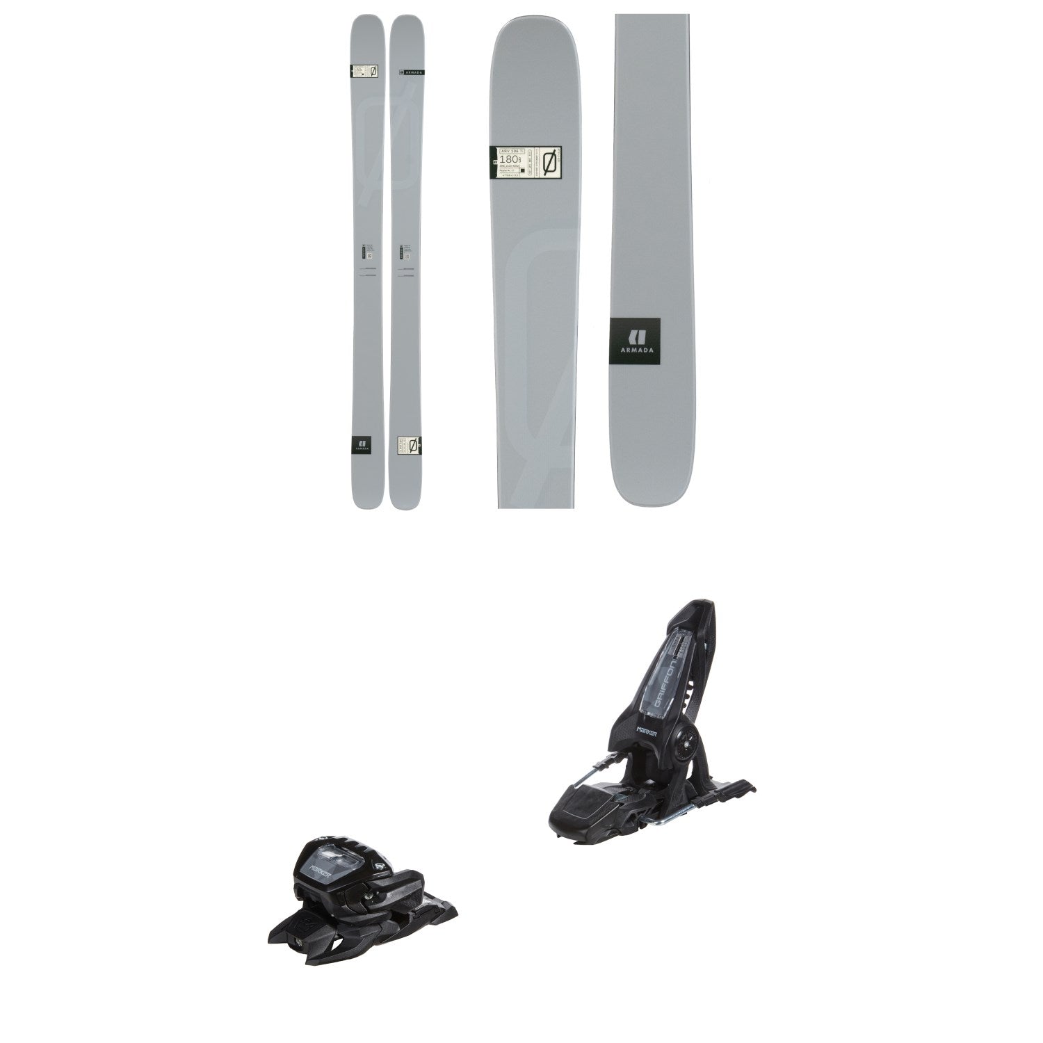Armada ARV 106 Ti Skis + Marker Griffon 13 ID Ski Bindings 2026 – evo