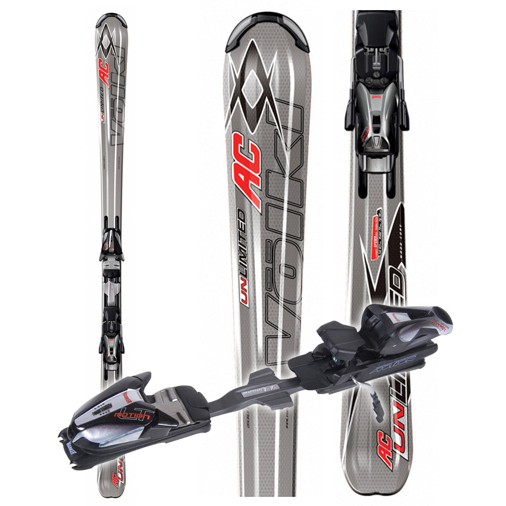 Unlimited Volkl ビンディングセット　163cm AC アンリミテッド 【人気商品】Volkl AC evo – 2007 Bindings Motion Marker + Skis スキー