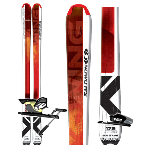 Salomon X Wing Fury Skis + Salmon Z12 Ti Bindings 2007 – evo