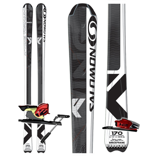 Salomon X Wing Tornado Skis + Salomon Bindings 2007 – evo