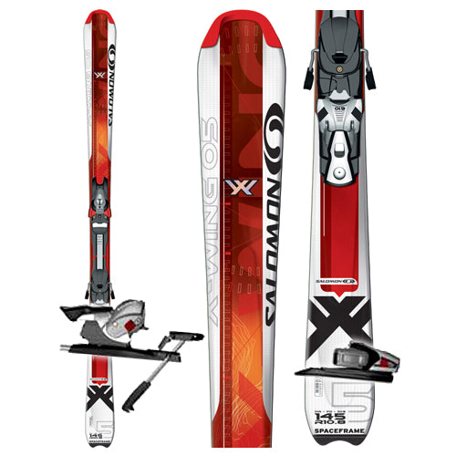 Salomon X Wing 5 Skis + Salomon C610 Bindings 2007 – evo