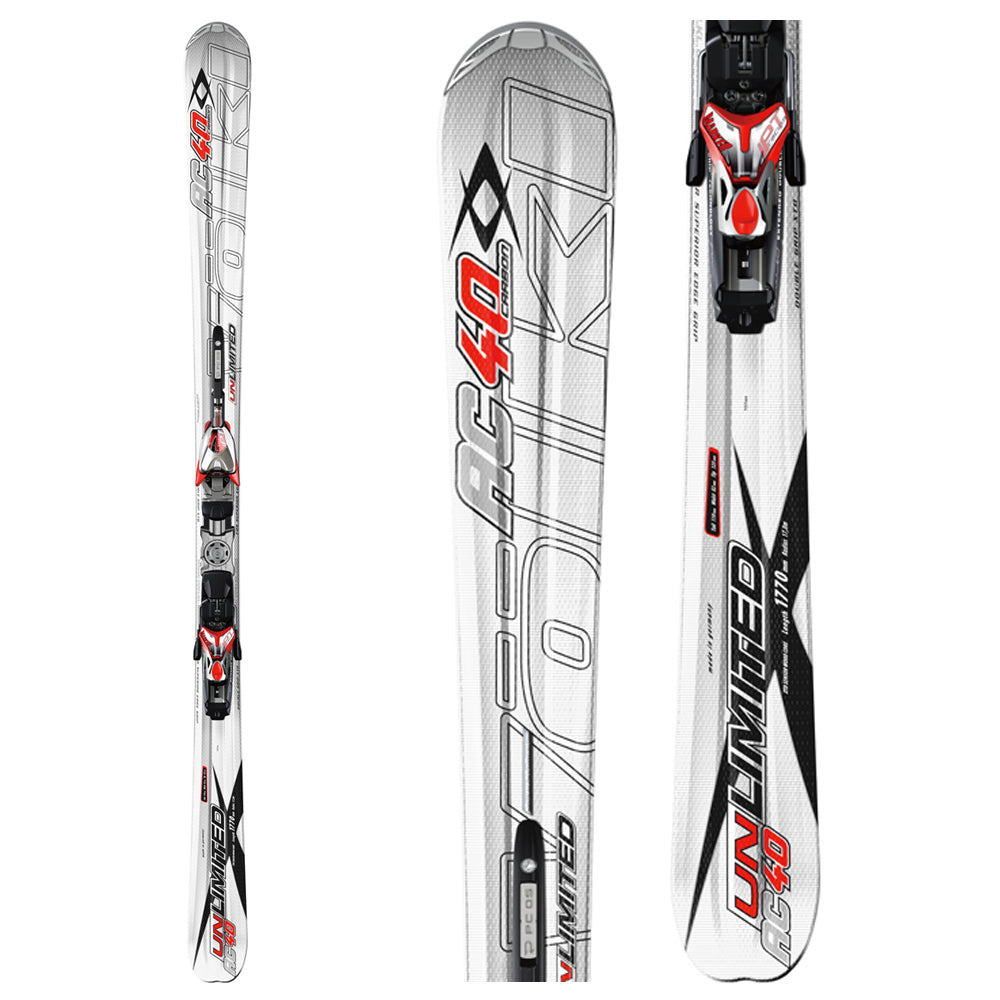 Volkl Unlimited AC40 Skis + Marker Motion iPT 12.0 Piston Ski
