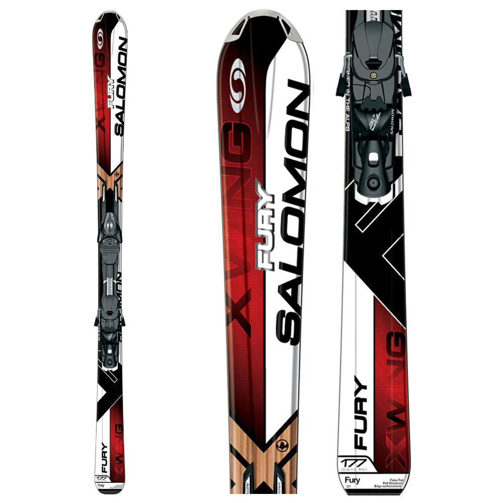 Salomon XW Fury Skis + Z12 Bindings 2009 – evo