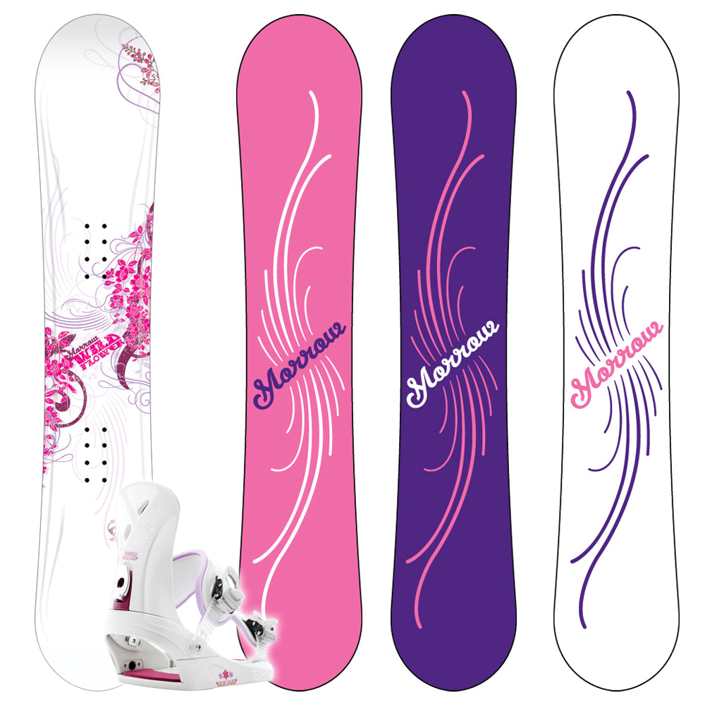 Morrow Wildflower Snowboard + Wildflower Bindings - Women's 2009 – evo