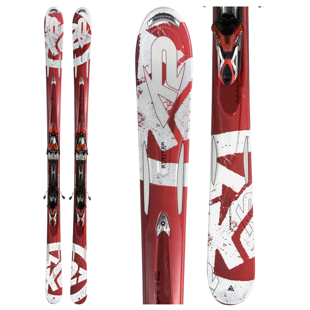 K2 Apache Stryker Skis + Marker Bindings 2008