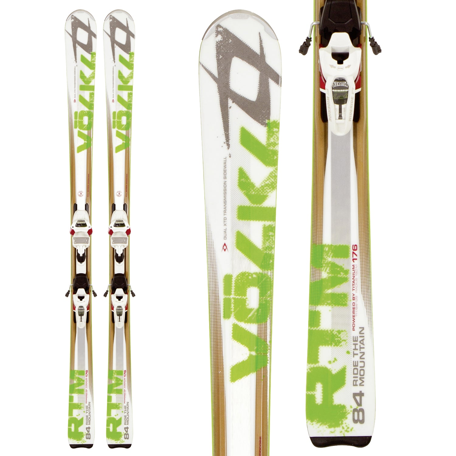 RTM 84 スキー 板 130cm Volkl RTM 84 Skis + iPT Wide Ride 12.0 Bindings 2012 – evo