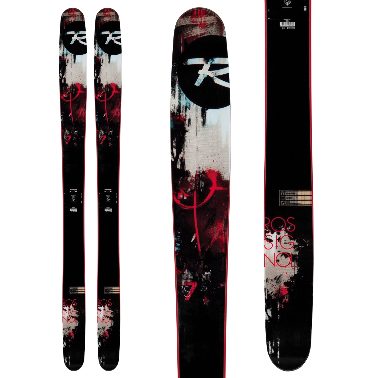 Rossignol S7 スキー 板 ブラック/レッド Rossignol S7 (2013)