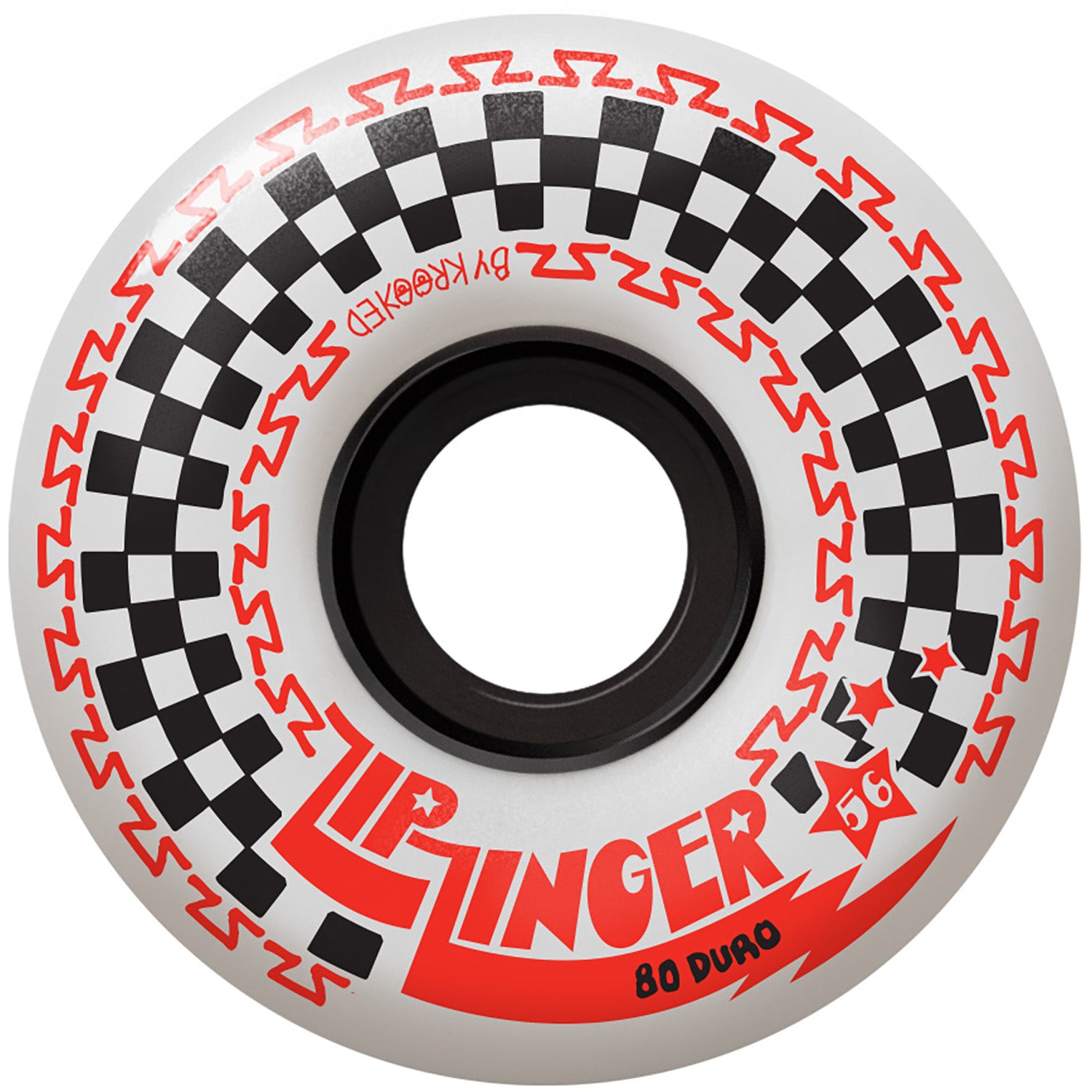 Krooked Zip Zinger 80HD White Skateboard Wheels – evo