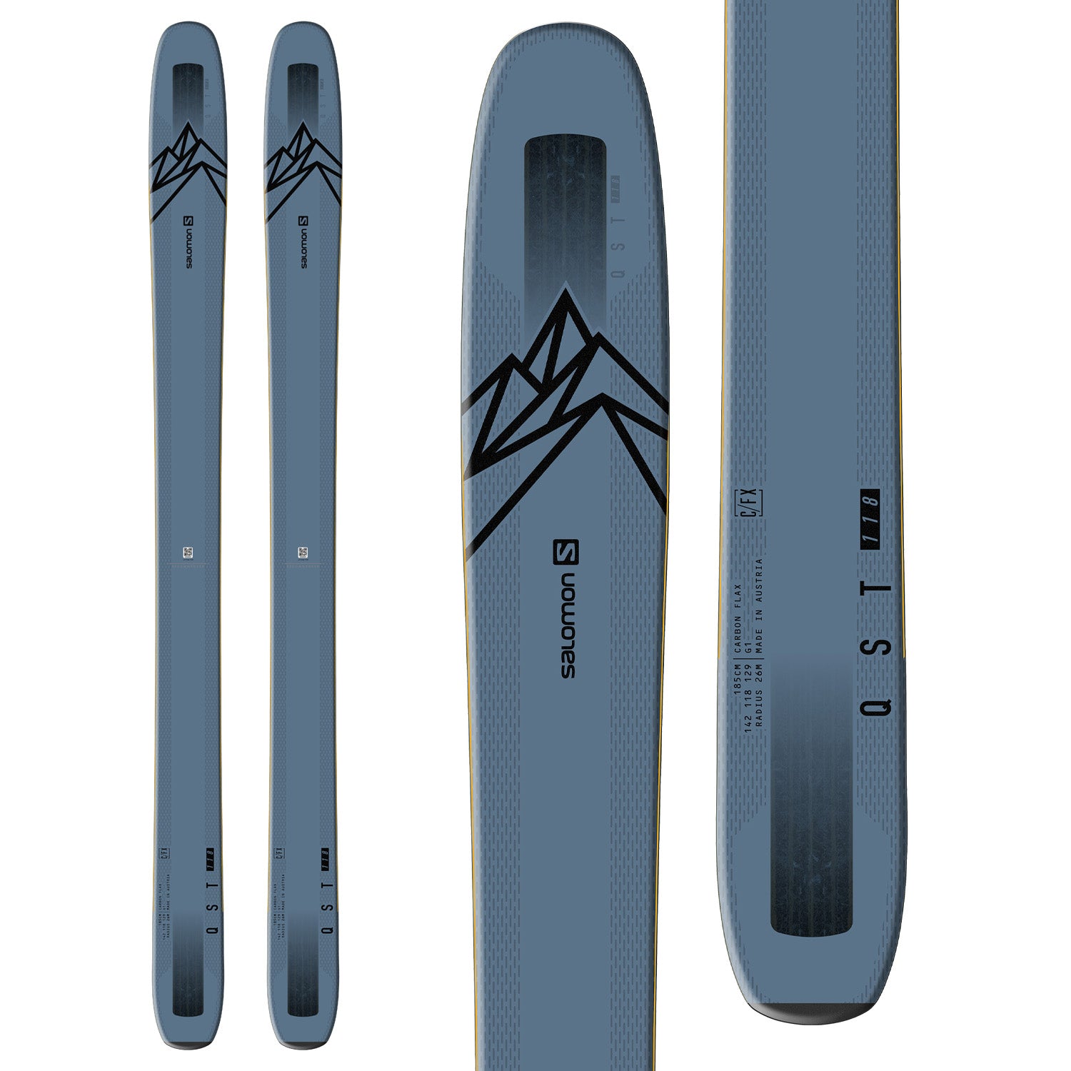Salomon QST 118 スキー 171CM BCセット Salomon QST 118 Skis 2021 – evo