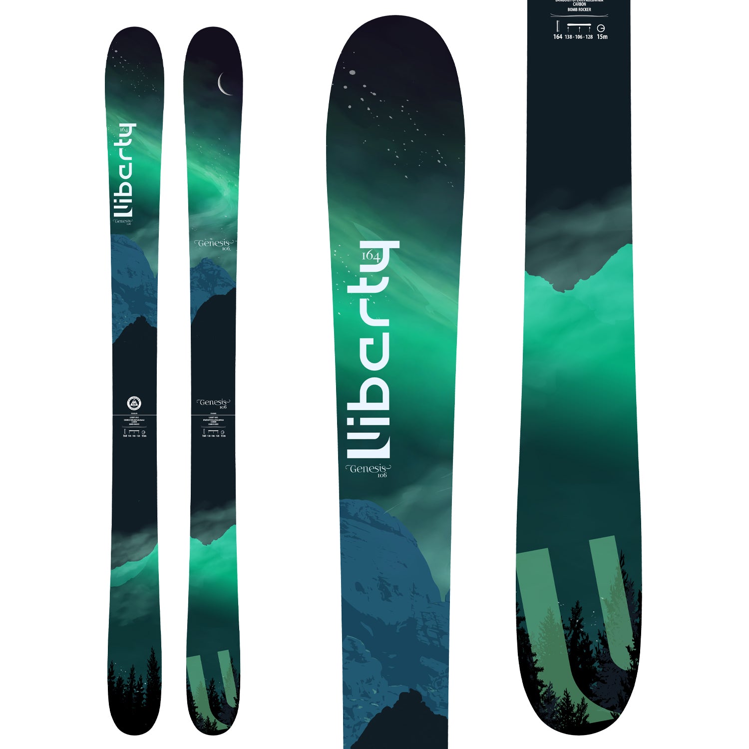 Liberty Genesis 106 Skis - Women's 2021 – evo