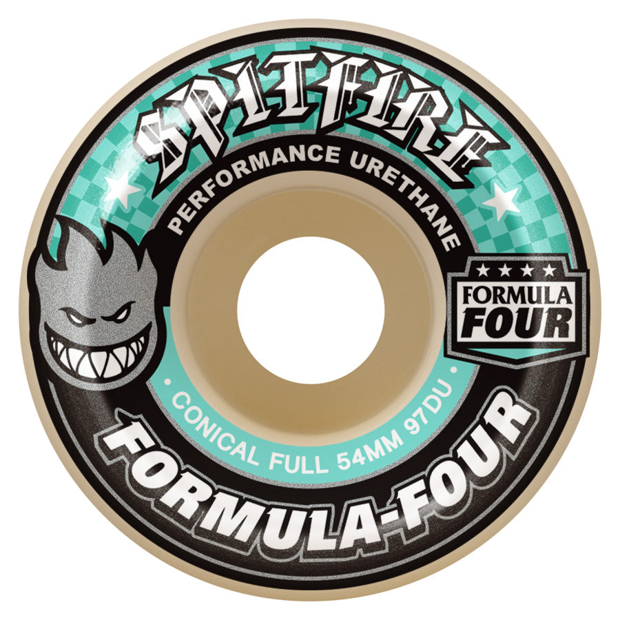 Spitfire Formula Four 97a Conical Full Skateboard Wheels – evo