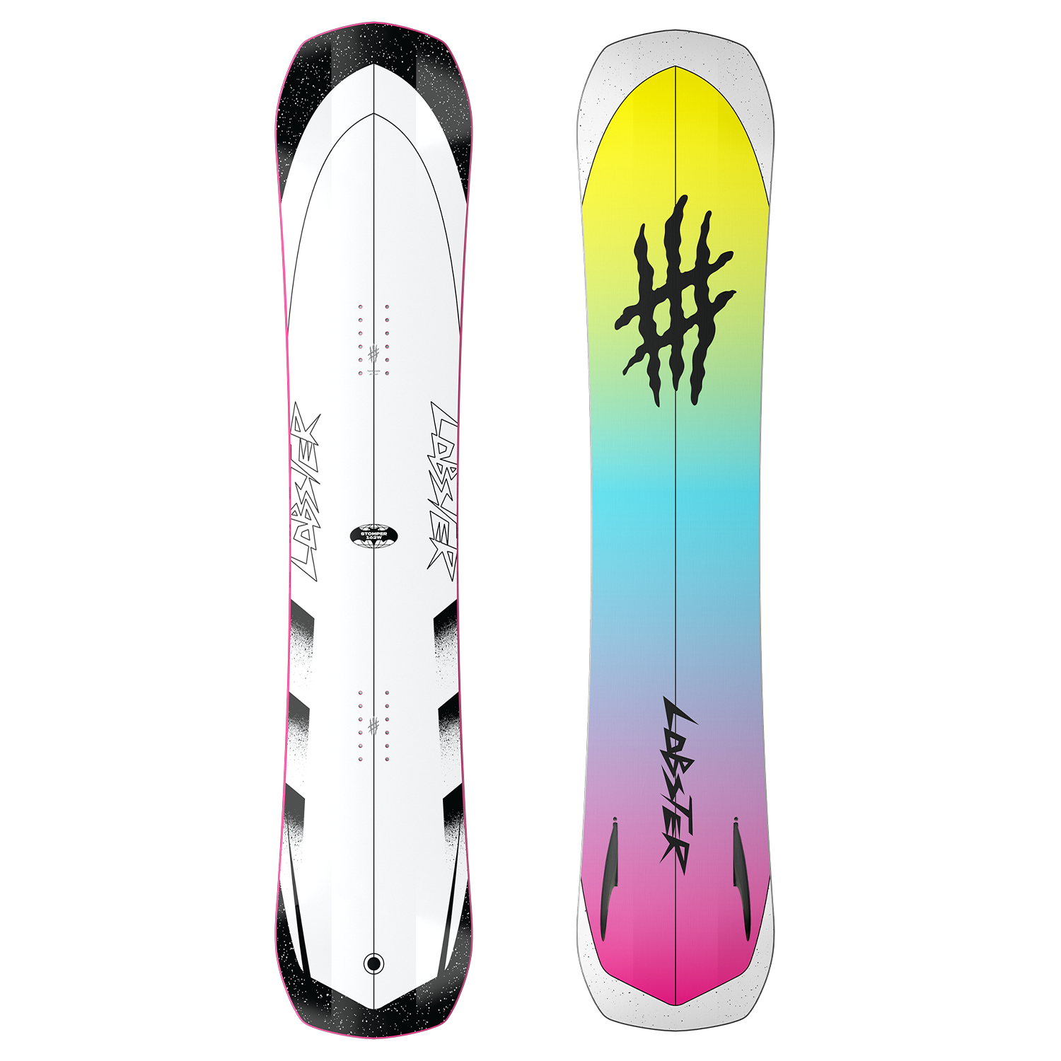 lobster yes snowboard Airmaster 2024 evo RIP LOBSTER Snowboards 2010 to