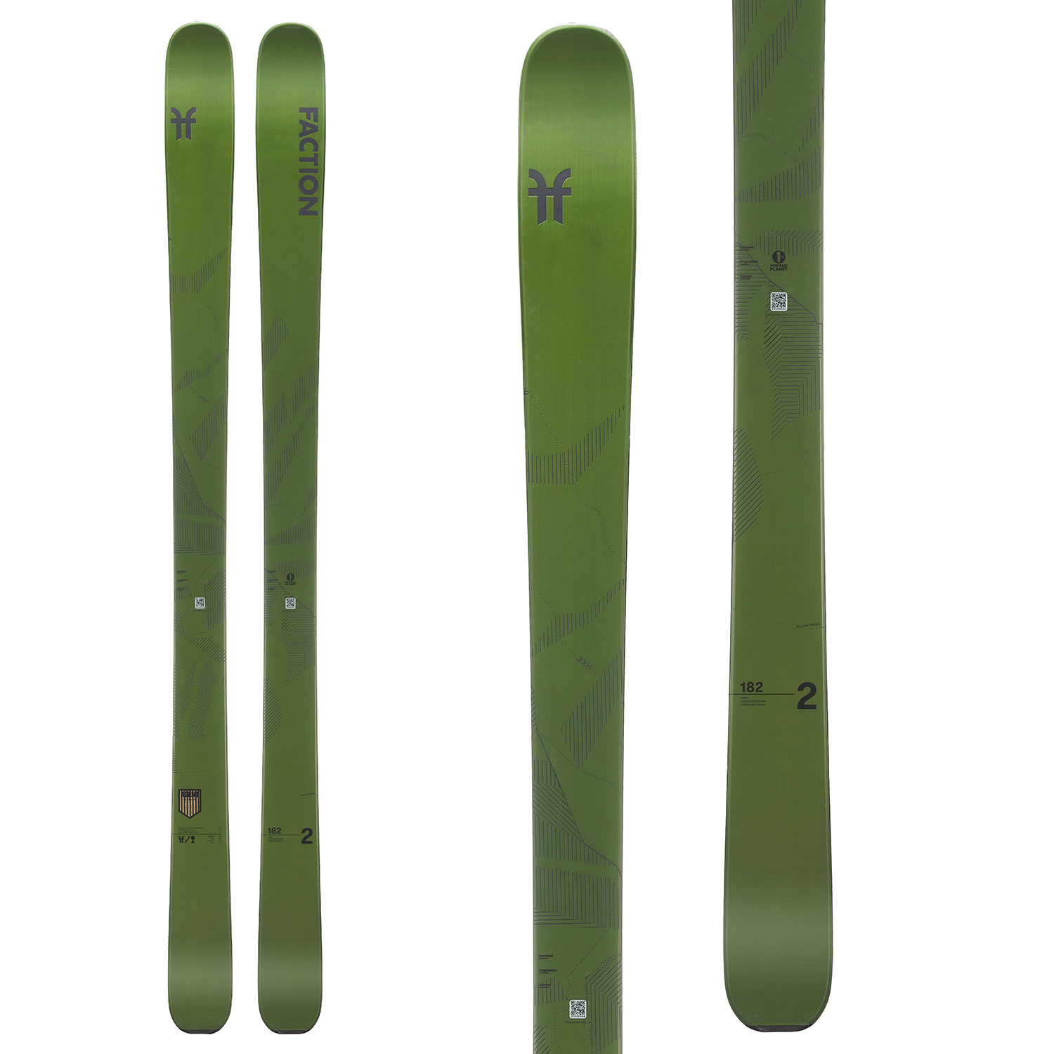 Faction Agent 2 Skis 2025 – evo