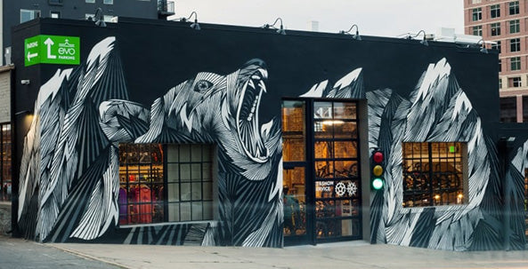evo x Armada Skis Mural by Joseph Toney