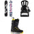Rossignol WU-JI Snowboard + Battle Snowboard Bindings + RS Hybrid Snowboard Boots