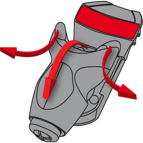 180 degree multi-directional release delivers more reliable release