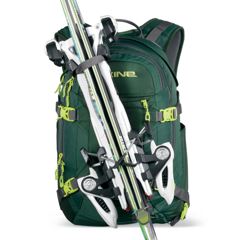 Retractable cable ski carry
