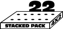 Stacked Pack 4 x 2