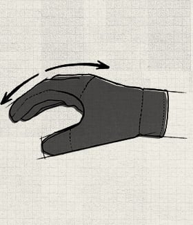 Ergonomic Pre-Curved Fit