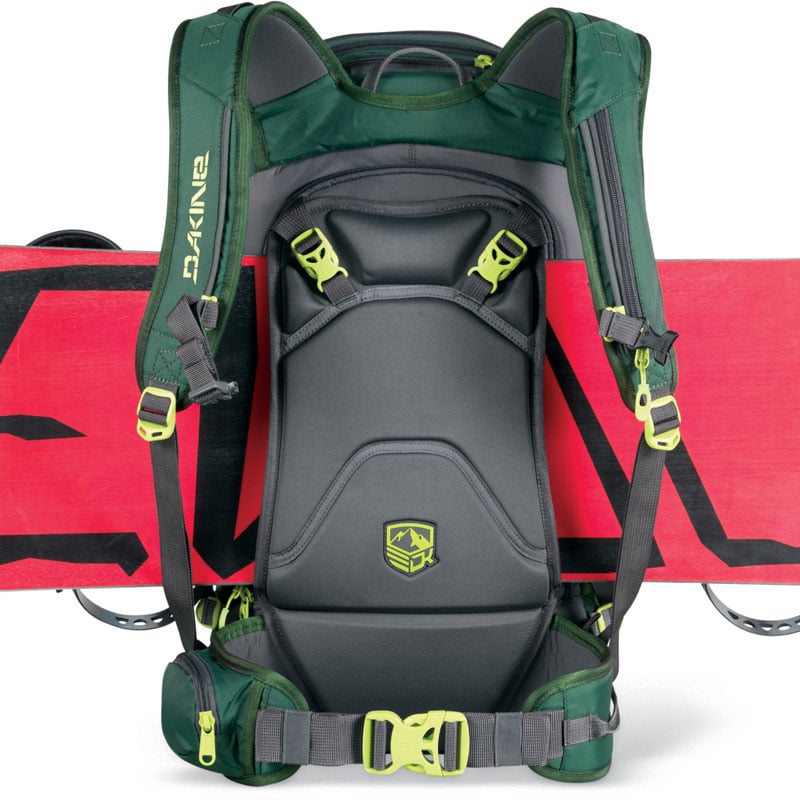 Horizontal snowboard carry