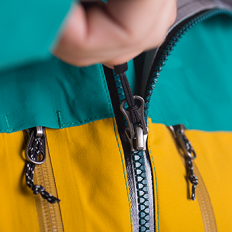YKK® Aquaguard® VISLON® center front zipper