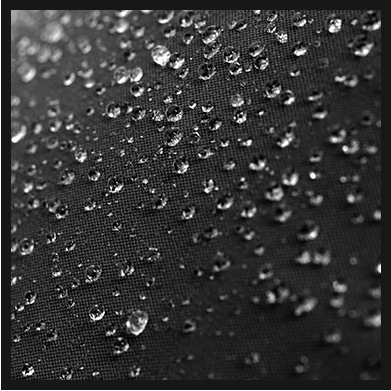 140-Denier Nylon Plain-Weave with DWR (durable water repellent)