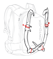 Ice Axe or Hiking Pole Attachment