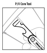 P/V Core Tool / Bottle Opener Tool