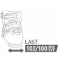 Last: 100 - 102 mm