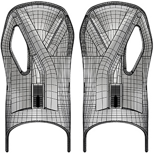 Asymmetrical Highbacks