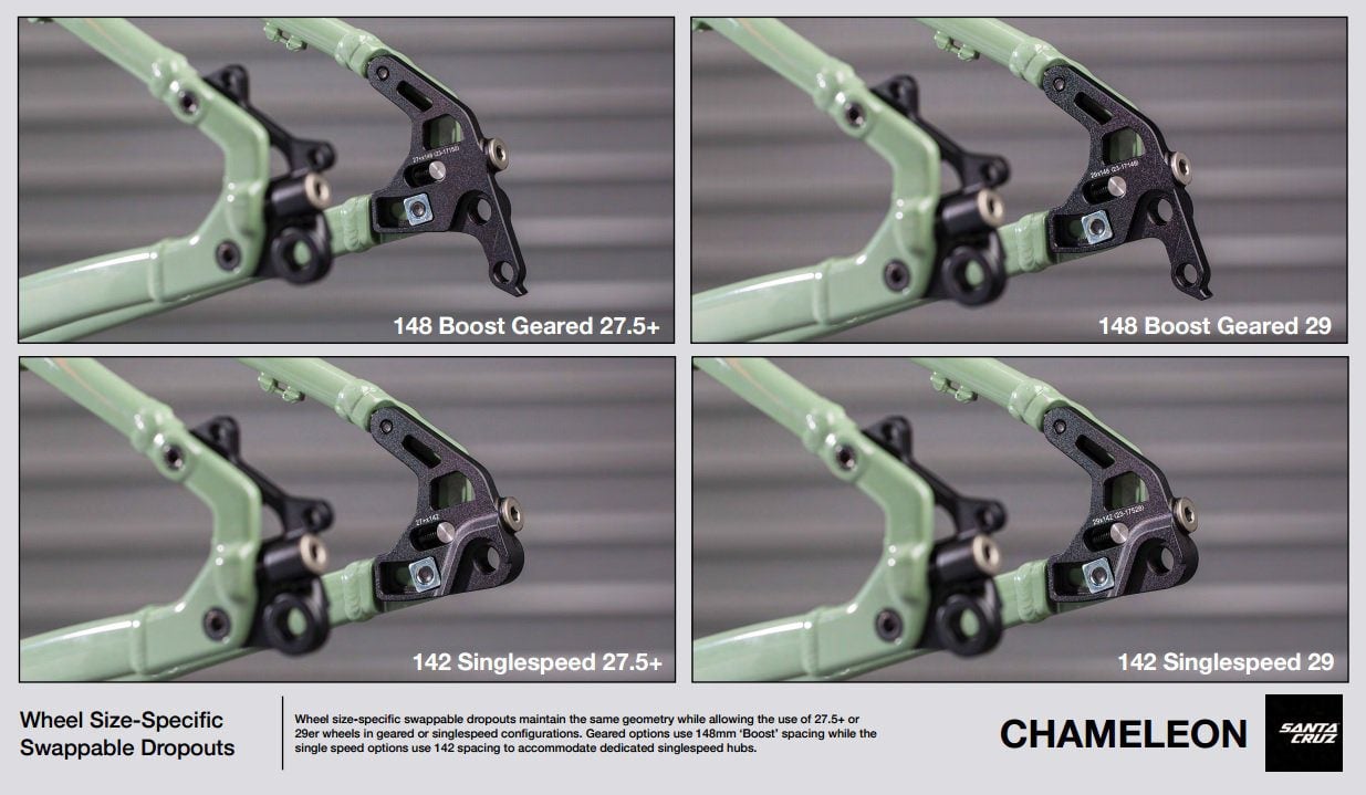 Interchangeable Dropouts