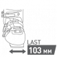 Last: 103 mm