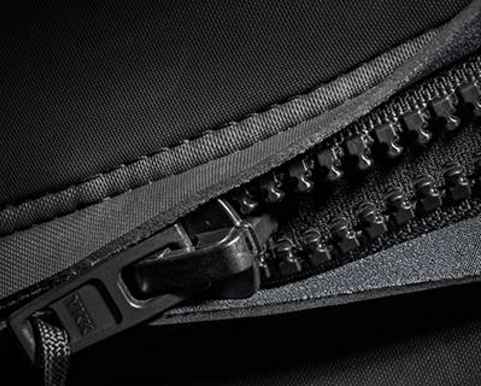 Back Zip Entry System with YKK™ #10 Metal Zip