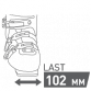 Last: 102mm
