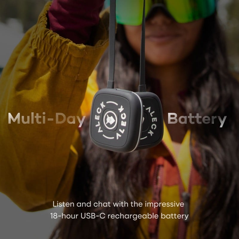 Multi-day 18 Hour Battery Life