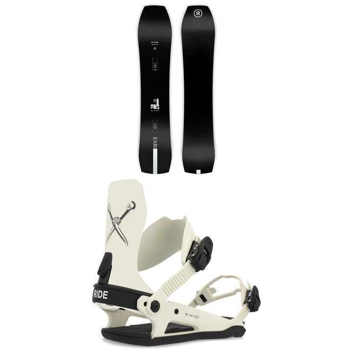 Ride Superpig Snowboard + C-6 Snowboard Bindings 2023