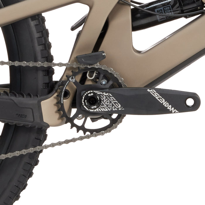 Santa Cruz Bicycles Megatower 2 C R (Fox 38 Performance) Complete Mountain Bike 2023 Matte Nickel
