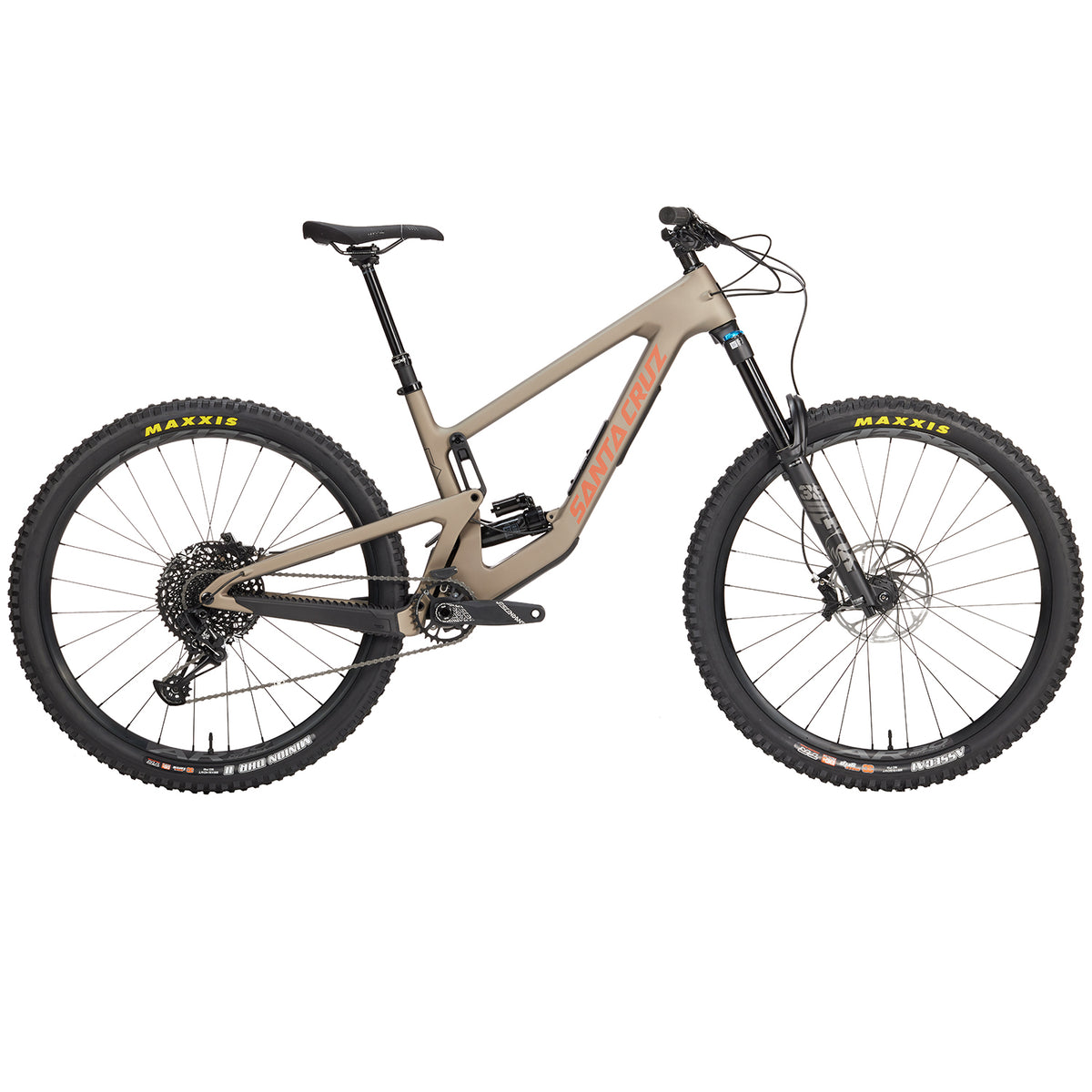 Santa Cruz Bicycles Megatower 2 C R (Fox 38 Performance) Complete Mountain Bike 2023 Matte Nickel