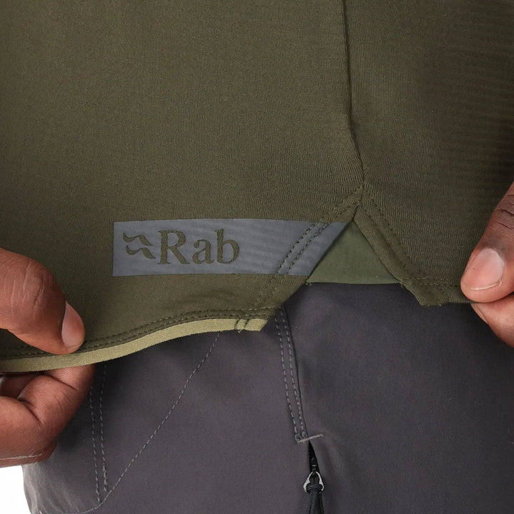 Rab® Dihedral Crew Top - Men's Chlorite Green/Army