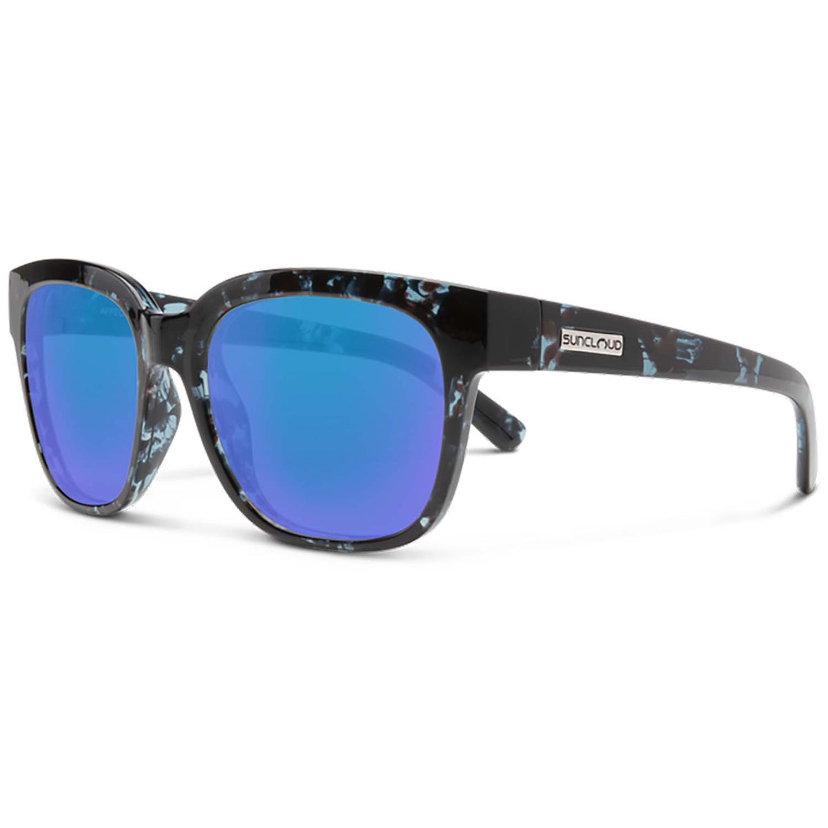 Suncloud Affect Sunglasses Blue Tortoise/Polar Blue Mirror